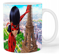 Kubek ceramiczny Biedronka i Czarny Kot - Miraculous