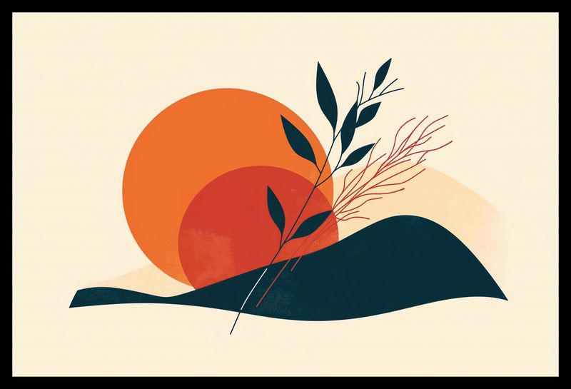 Plakat 45x30cm Zmierzch w Ciszy zdjęcie 2