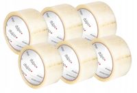 taśma pakowa dalpo transparent kauczuk 48/60y - 6 szt.