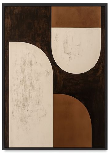 Plakat plakaty brązowe w ramkach 30x40 cm w czarnej ramie na Arena.pl