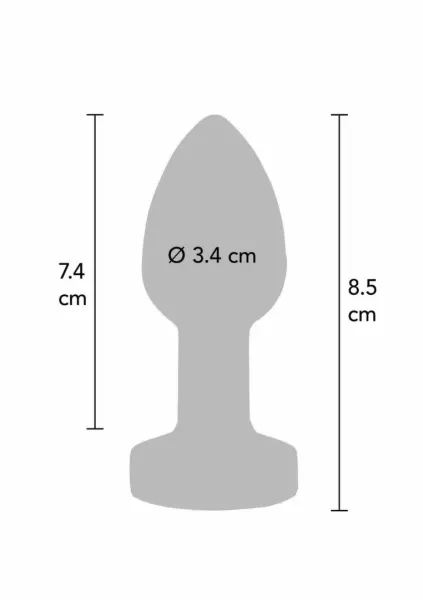 toyjoy the glider vibrating plug medium stalowy, 7 trybow, usb zdjęcie 4