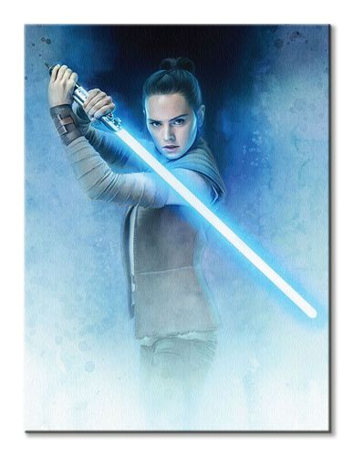 Gwiezdne Wojny Star Wars: The Last Jedi (Rey Lightsaber Guard) - obraz na płótnie 60x80 cm na Arena.pl