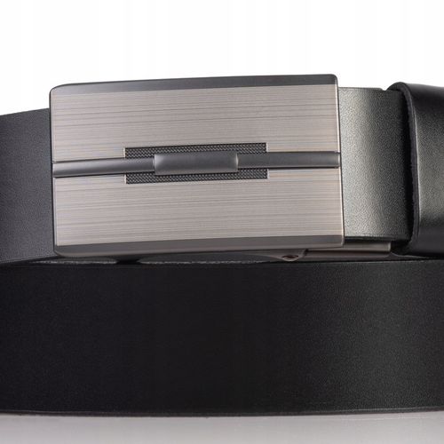 Pasek SKÓRZANY męski SEPHER Automat CZARNY spodni na Arena.pl