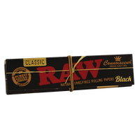 bibułki raw black connoisseur king size slim + tipy