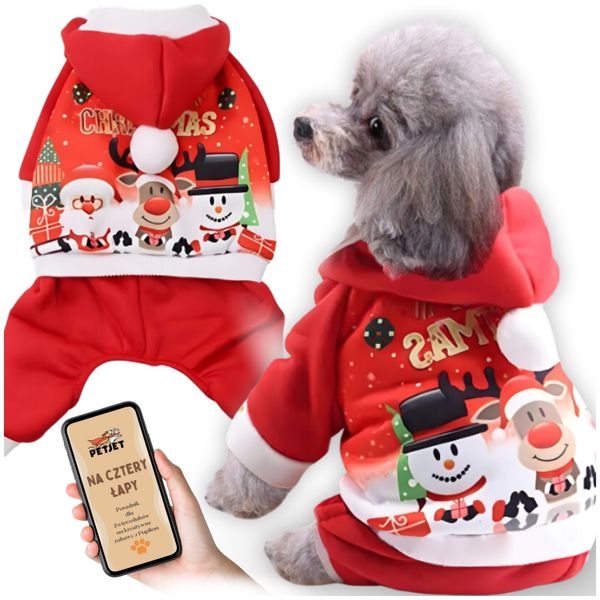 Ubranko przebranie dla psa świąteczne - XS zdjęcie 7