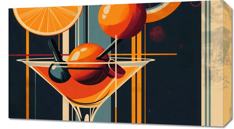 Obraz 70x40cm Koktajl w Stylu zdjęcie 1