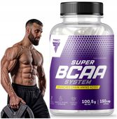 SUPER BCAA SYSTEM 150 kaps. TREC ANABOLIC SIŁA AMINOKWASY W KAPSUŁKACH