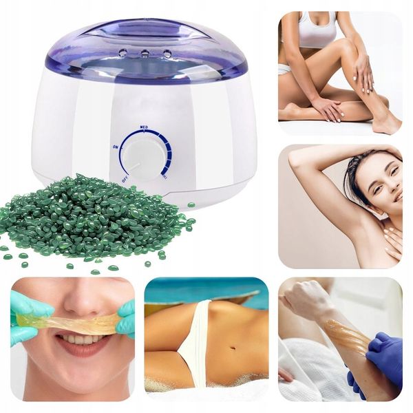 Zestaw 4x WOSK DO DEPILACJI twardy ItalWax + PODGRZEWACZ SZPATUŁKI ŻEL zdjęcie 11