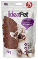 Pyszny i zdrowy przysmak bezzbożowy dla psa - IdeaPet Sushi z kaczką 70g