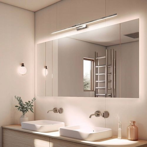 KINKIET LED ŁAZIENKOWY NAD LUSTRO LAMPA 22W 120cm CHROM LED IP44 na Arena.pl