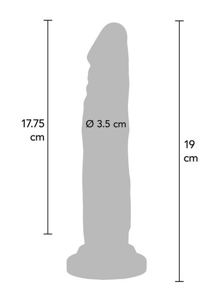 Happy Dicks Dong 7.5 Inch Pink zdjęcie 3