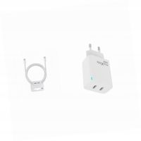 Ładowarka sieciowa GaN 45W dwa USB-C z kabelem do Samsung Galaxy S23 FE