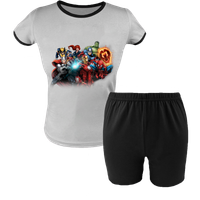 Krótka Piżama dziecięca Avengers - Superbohaterowie