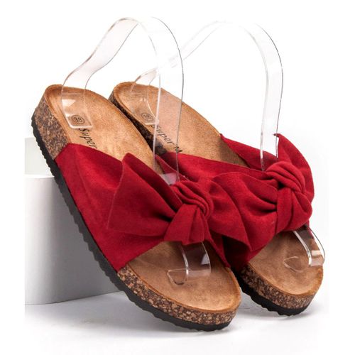 Modne Czerwone Klapki r.37 na Arena.pl