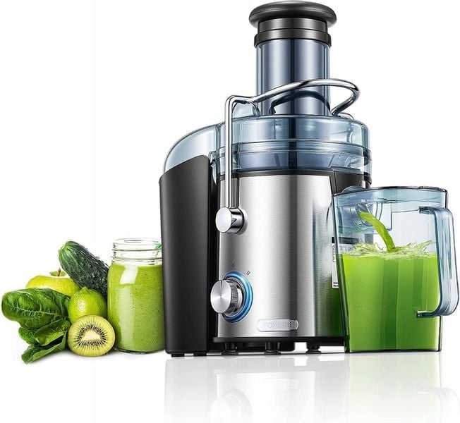 Sokowirówka FOHERE 2 poziomy prędkości srebrny/szary 800 W zdjęcie 1