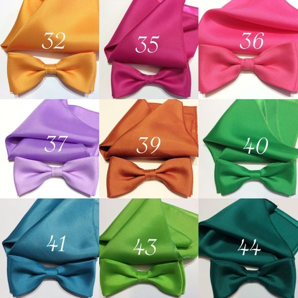 PUDROWY RÓŻ MUCHA Z POSZETKĄ DO UŁOŻENIA zdjęcie 4