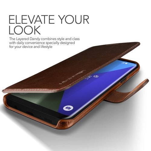 Etui VRS Design Layered Dandy Galaxy S8 Brown na Arena.pl