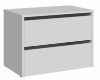 Nowoczesna Szafka Na Buty 2 Klapy Biała 60 cm MIDRO TS - 4 Kolory