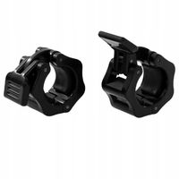 HRD SYSTEM ZACISKI SZCZĘKOWE QR NA GRYF 28MM KLAMROWE CZARNE KOMPLET