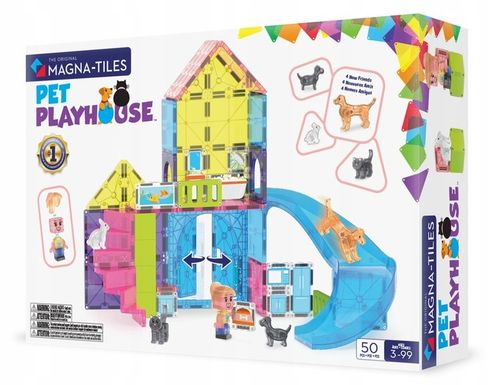 Plac Zabaw dla Zwierząt Klocki Magnetyczne 50 elementów - Magna-Tiles na Arena.pl