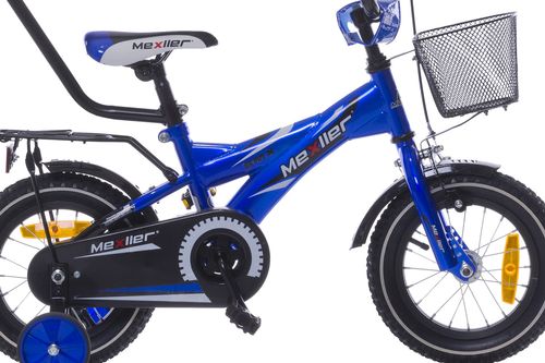 Rower 12 MEXLLER BMX niebieski + koszyk na Arena.pl