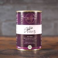 Bio kurczak 75% mięsa z batatami i burakiem 410g | karma mokra dla psa