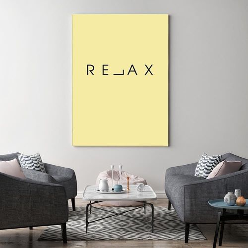 Deco Panel, Napis relax 60x90 na Arena.pl