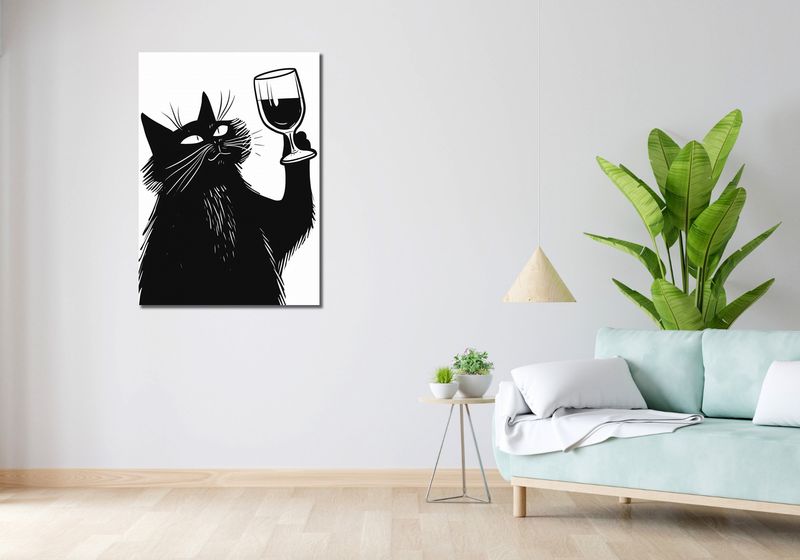 Obraz 70x100cm Koci Wirtuoz zdjęcie 2