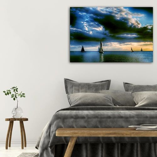 Deco Panel, Żaglówki na morzu 3 60x40 na Arena.pl