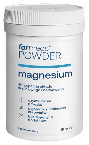 ForMeds POWDER Magnesium - Cytrynian magnezu Proszek Magnez Stres Zmęczenie zdjęcie 1