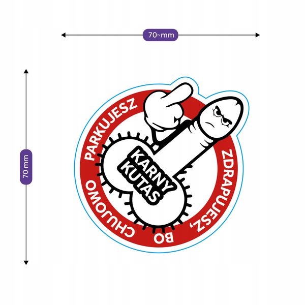 NAKLEJKI KARNE WLEPKI DO WYBORU 50 szt zdjęcie 7