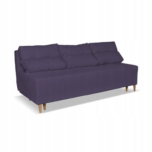 Zestaw KIMO funkcja spania sofa fotele Family Meble granat Twisster sztruks na Arena.pl