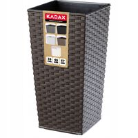 KADAX Doniczka Donica 34x68cm Wkład Mokka Rattan