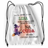 Plecak Dla Lidii Sportowy Szkolny Worek Torba Z Nadrukiem Ze Zdjęciem