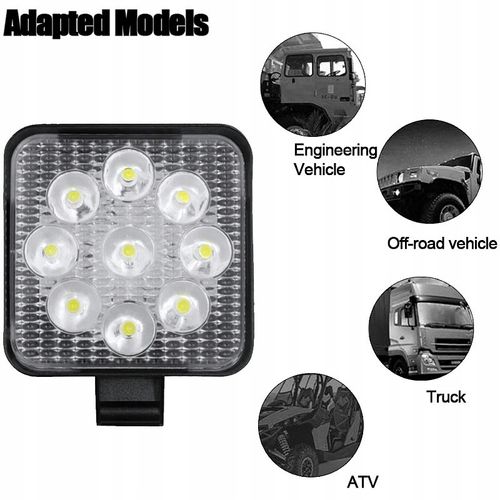 Halogen lightbar-doświetlacz Led 10-30V/27W 2400lm na Arena.pl