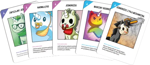 Odjechane Jednorożce - strategiczna gra karciana pełna śmiechu i destrukcji na Arena.pl