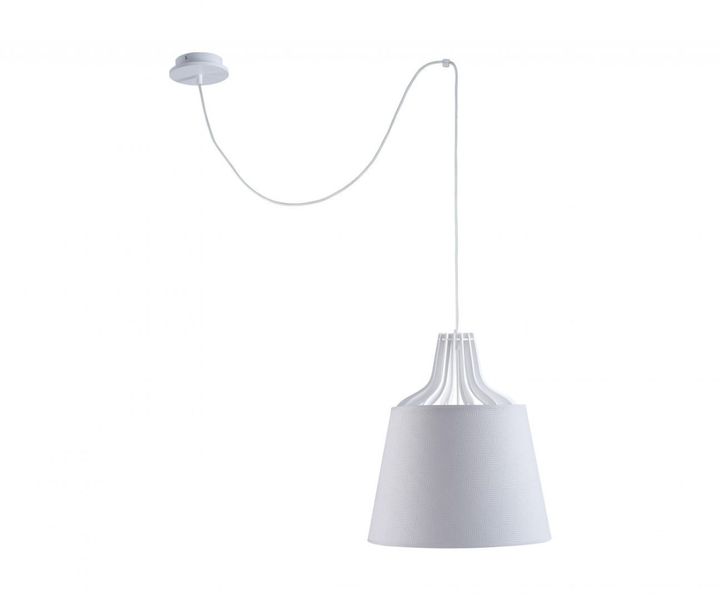Lampa wisząca 1xE27 LEA WHITE LONG 748 zdjęcie 1