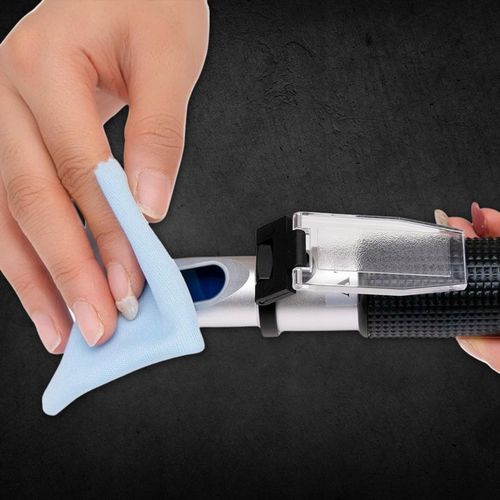 REFRAKTOMETR DO MIODU CUKROMIER + ZAWARTOŚĆ WODY KALIBRACJA MIERNIK CUKRU na Arena.pl