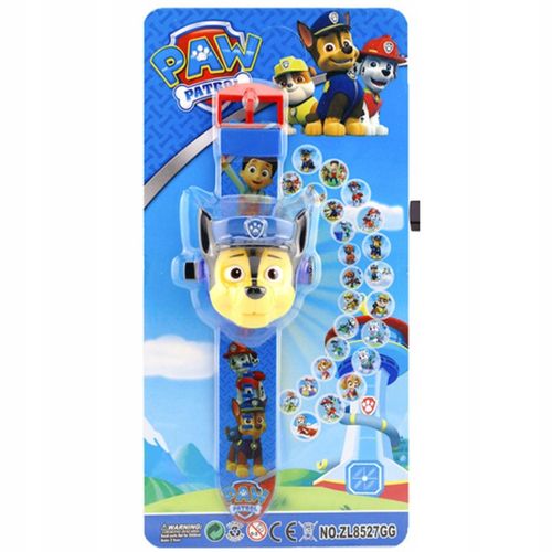 ZEGAREK PSI PATROL 3D Z PROJEKTOREM CHASE RZUTNIK WYŚWIETLA OBRAZ FIGURKA na Arena.pl