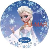 Opłatek na tort Urodziny Elsa Anna Kraina Lodu Frozen Tekst Gratis