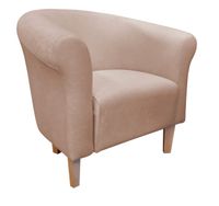 Fotel Milo Mikrofaza 2 beż nogi 15 buk