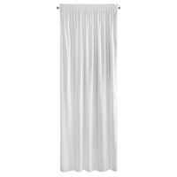 Firana na taśmie z błyszczącym nadrukiem ROXI 140X270 biała