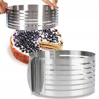 OBRĘCZ OPASKA DO CIĘCIA BISZKOPTU RANT TORTOWNICA FORMA REGLOWANA 15-20cm