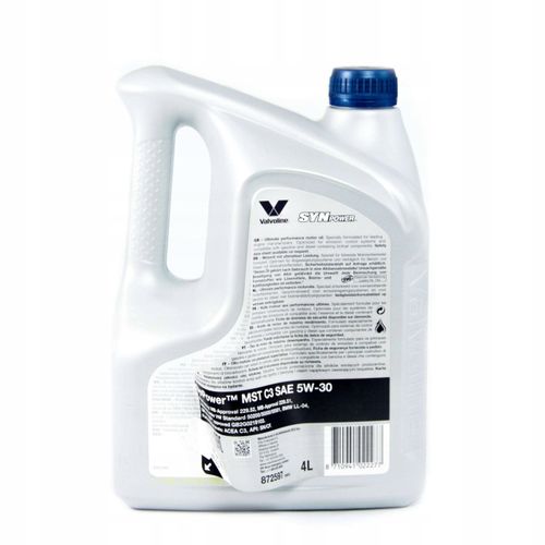 VALVOLINE 5W-30 SYNPOWER DEXOS 2 MST C3 4L na Arena.pl