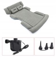 MATERAC Samochodowy XXL 184x122cm do SUV Łóżko Do Auta + POMPKA Szary