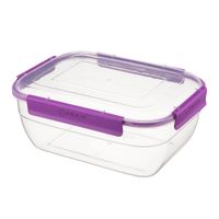 Pojemnik prostokątny do przechowywania żywności 2,2 L hermetyczny 4 klipsy