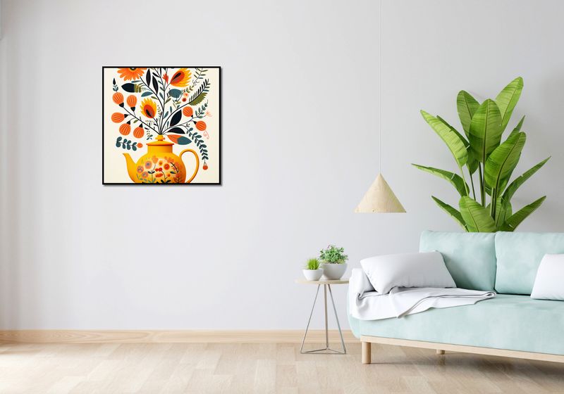 Plakat 70x70cm Bujna Herbata zdjęcie 4