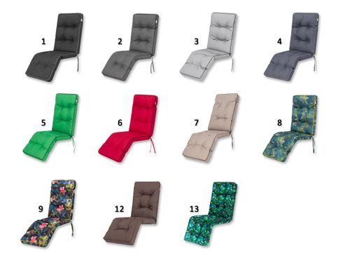 Poduszka na Leżak Krzesło ogrodowe, poducha WODOODPORNA 160x50x8cm na Arena.pl