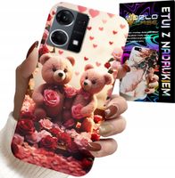 ETUI DO OPPO RENO7 4G - MISIE, LOVE YOU, SERCA WIELE WZORÓW CASE