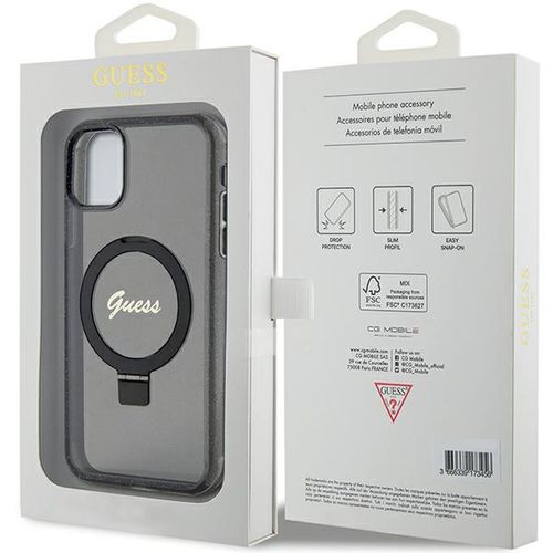 Etui Guess do iPhone 11, iPhone XR, Czarny, MagSafe na Arena.pl